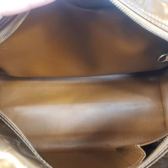 Louis Vuitton Vernis Tompkins Satchel Monogram Metallic Copper - Picture 9 of 15